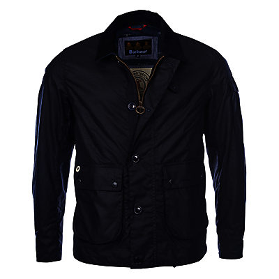 Barbour Waxed Deck Jacket, Navy Barbour Waxed Deck Jacket, Navy